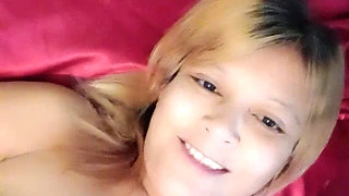 Blonde with her playing