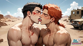 Unleash the Gay Muscle Cumshot Storm in the Desert - the Greatest and Hottest XXX!