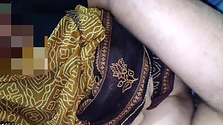 Indian daughter-in-law sat on his cock and fucked daughter-in-law's pussy