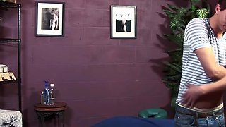 Kinky Masseur Grabs His Customers Dick