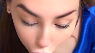 Horny Stepsister Loves to Suck My Cock!