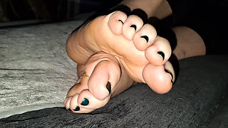 My 60-year-old neighbors cute feet