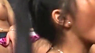 Asian Sexy Chicks Shares One Gigantic Dick to Rail Their Horny Pussies Threesome Fuck