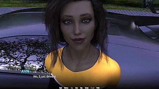 Wvm - Young Brunette Strips and Gives Hard Cock a Hungry Blowjob