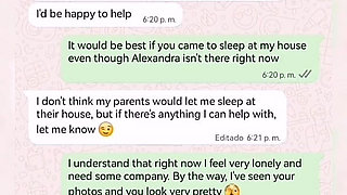 Hot Chat with My Stepdaughter's Best Friend