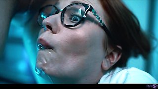 Mad Scientist Fucked By Her Lesbian Frankenstein Monster In Parasited Pussy Eating Possession