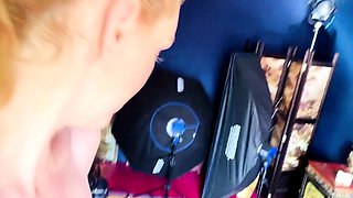 Close up with teen blonde sex doll rubbing her cunt
