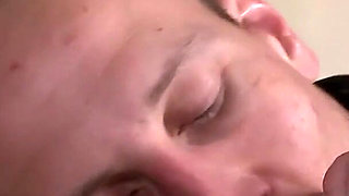 Dominant Mistress Commands Bald Slave Foot Worship