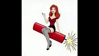 Naughty Redhead MILF Ms Kasbh Caught in Santa Cosplay Fucking Hard Doggie Style