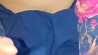 Desi Red Lipstick Bahbi Boobs Show with Pregnant