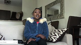 This 18YO EBONY ended up STRETCHED