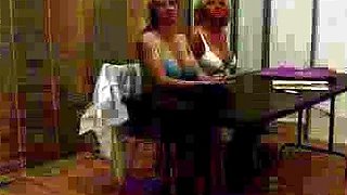 Stockings fetish lesbian licks