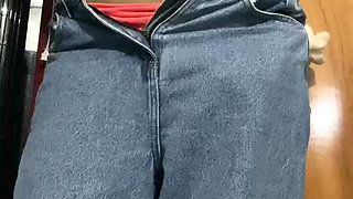 She came home, she's really turned on by my erect nipples, she's caressing me!