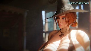 Redhead MILF with Giant Natural Boobs Cumshot HQ Realistic Sexgame