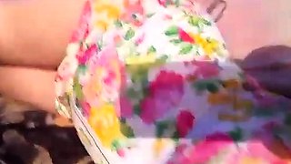 Chubby Brunette Big Boobs Dildo Masturbation