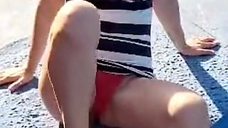 Wife Shows off in Public at the Park!