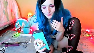 Close up teen pussy gaping action