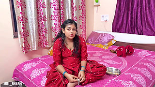 Desi Stepsister and Big Stepbrother Home Alone Romance