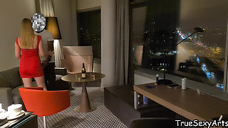 Pretty Blonde in Paris enjoys with a Big Orgasm - Amaris 4K