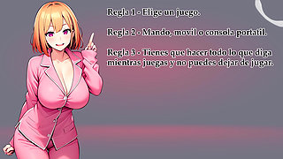 Spanish audio JOI - Watch out! For gamers who love anal, don't miss this perverse JOI.