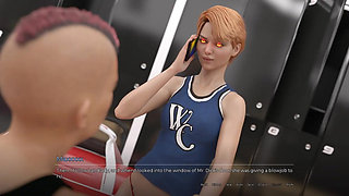 The Spellbook - Gameplay - Roleplay - Cheating Girlfriend Gives Blowjob While Talking with Boyfriend