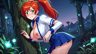 Adult Gwen Tennyson Erotic Teasing 3D Animation Compilation Beautiful Redhead in Iconic Outfit Provocative Scenes