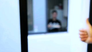 Found my young wifey in front of the washing machine - best