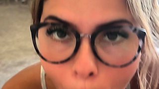Madiiitay Gives Sloppy POV Blowjob In Glasses Onlyfans