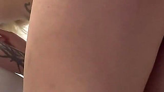 Giantess Gets Watched in Shower Playing with Pussy and Squishes Tiny Man When She Sees Him