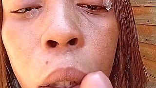 Face Fetish, Lip Ferish, Extreme Close-up Countdown to Cum...