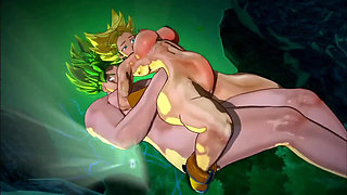 Two Super Saiyan Girls Vs Ultra Instinct Guy