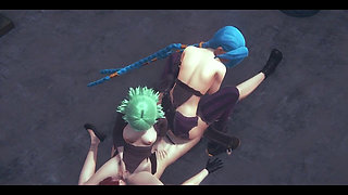 Lol Hentai - Jinx Hardsex - Japanese Asian Manga Anime Film Game Porn