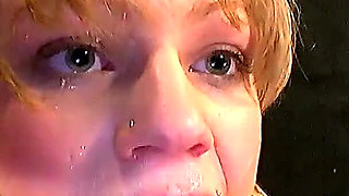 Ggg John Thompson - Tattooed Babe Swallows Cum and Gets Pounded Hard