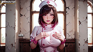 Nyra the Hot Nurse, New Harem Girl, Clinic Blowjob Then Cowgirl and Doggy, Facial Cumshot, 4k120