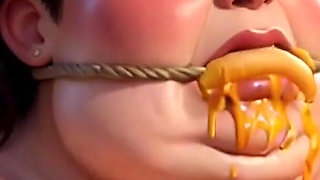 Pathetic Fat Slave Food Play Humiliation - Two Stunning Women