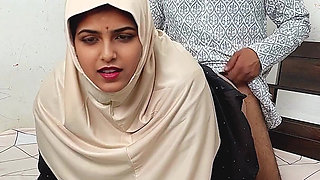Soft and Desi Muslim Hijab Stepbrother Beautiful Tight Pussy Fucking