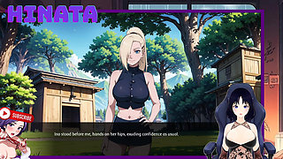 I spy on HINATA while she EXERCISES in the HOSPITAL with a gown and bathrobe, everything is transparent