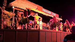 Euro amateur at blowjob party sucking on dick