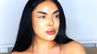 Beautiful Brunette Smoking Fetish Tease - Softcore Seduction