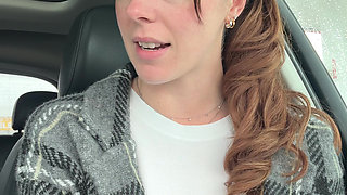 Trying Not to Cum Too Loud While I Pump My Gas