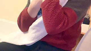 Tiny Nature Tit Hana so Nice Her in Bathroom Finish Shower
