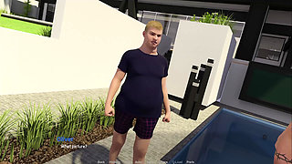 A Cheating Threesome with MILF & a Girlfriend - Away From Home - a Hawt Animated Porn Game