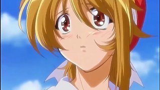 Horny japanese anime teens showing off their sexy bodies