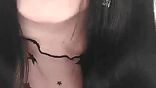 Pretty Curvy Brunette in Corset Teasing You