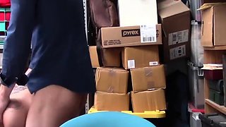 Shoplyfter - Redhead Teen And Her Bad Stepmom Fuck The