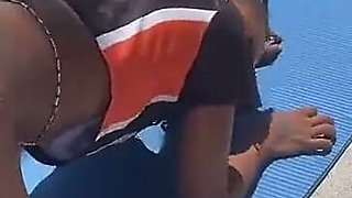 Ebony Thot Gets Fucked for Team Spot