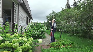 Horny Old Man Licking My Skinny Girlfriend