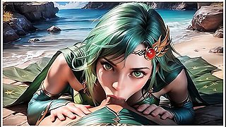 Final Fantasy In Facial And Outdoor Creampie With Rydia