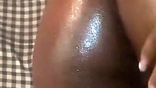 Hot Petite Babe Shaking Her Hot Oiled Ass and Massaging It