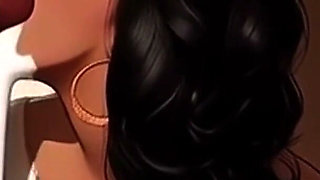 Korean MILF's Stepdaughter Likes to Watch